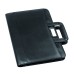 Genuine Leather Compendium w/Retractable Handles