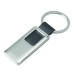 Chrome & Leather Keyring