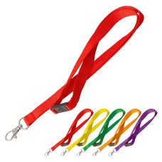 Ribbed Polyester Lanyard - 15mm